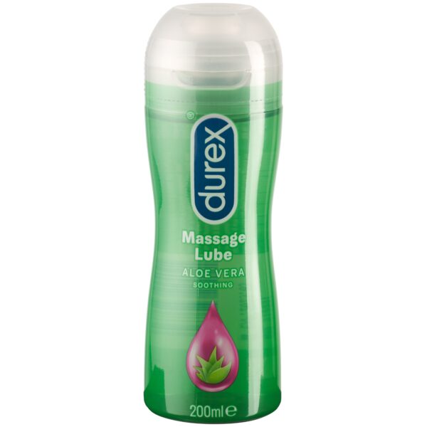 Durex Play 2-i-1 Massageolie og Glidecreme 200 ml   - Klar