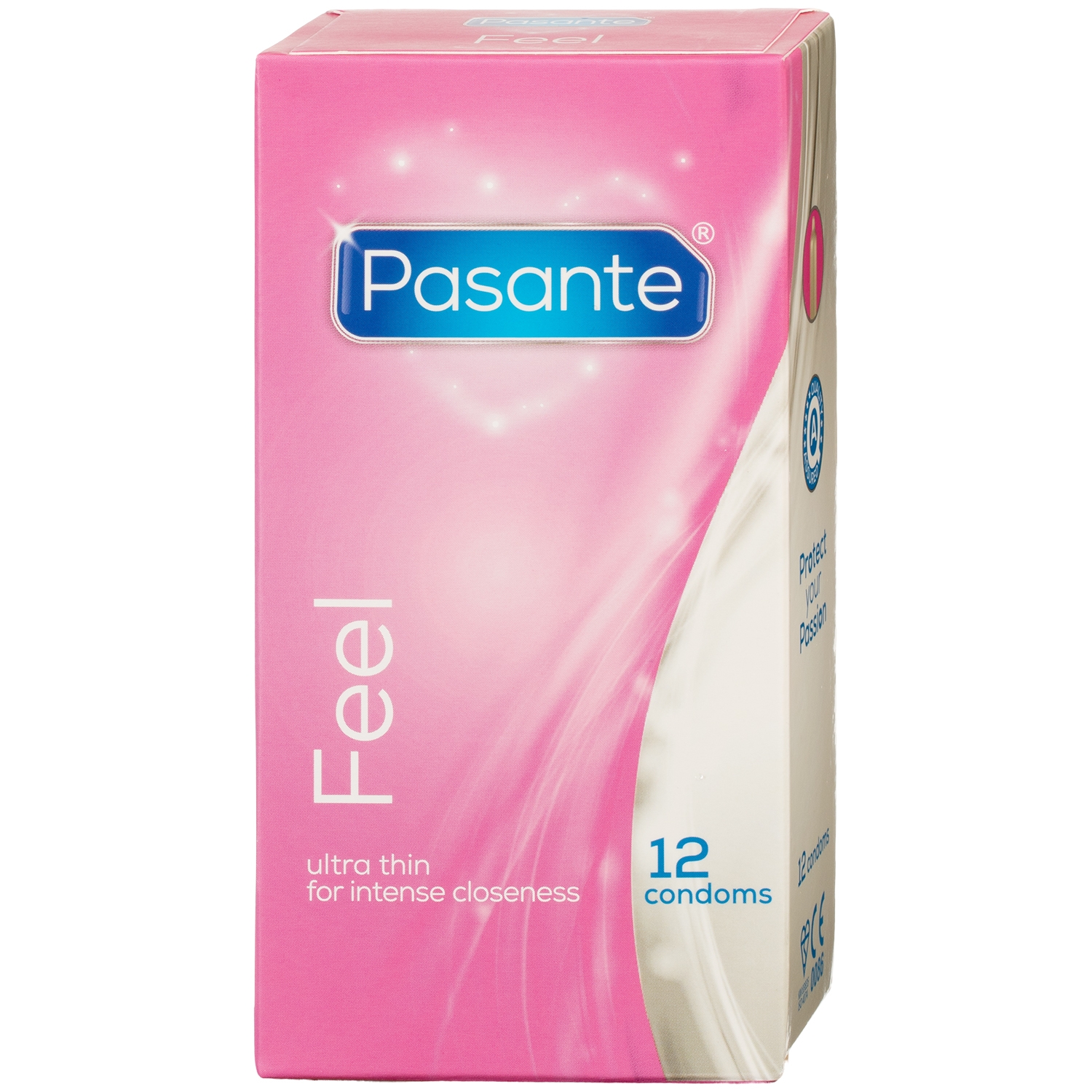 Pasante Feel Ultra Thin Kondomer 12 stk - Klar
