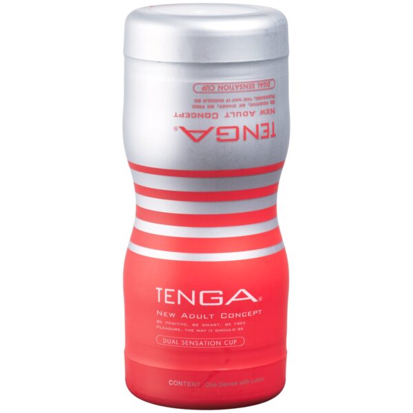 TENGA Dual Sensation Cup Masturbator      - Hvid