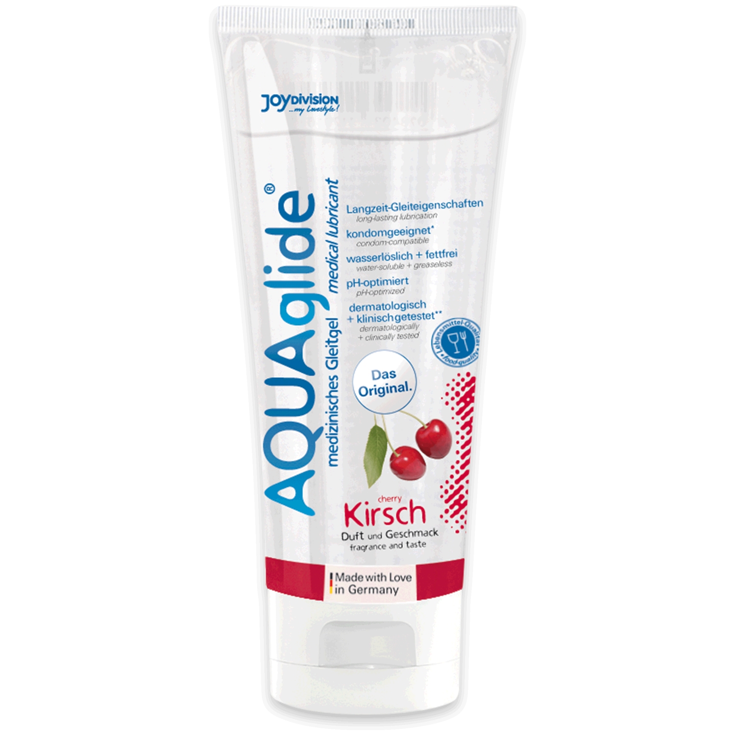 Aquaglide Glidecreme med Smag 100 ml - Klar