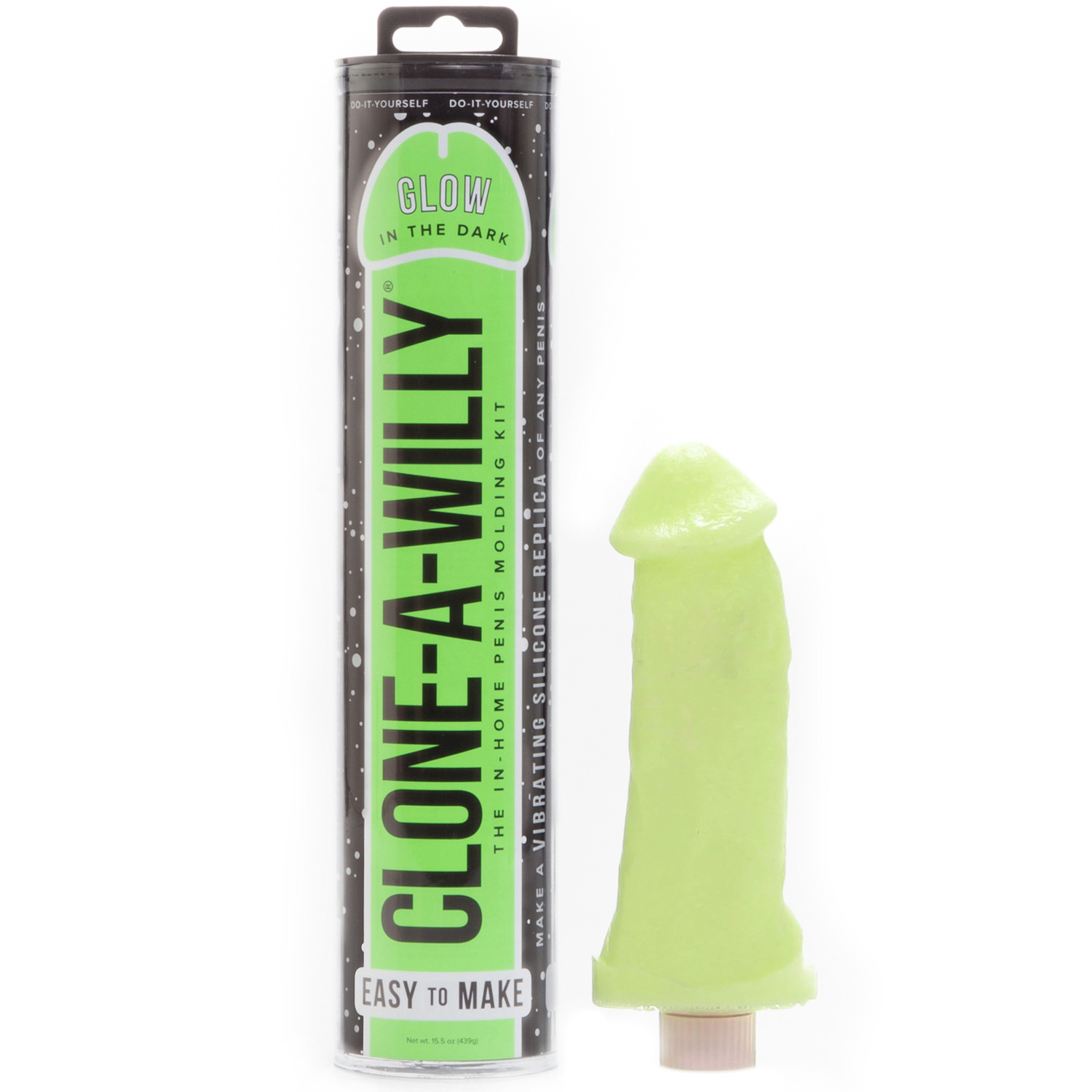 Clone-A-Willy DIY Homemade Dildo Clone Kit Glow In The Dark   - Grøn
