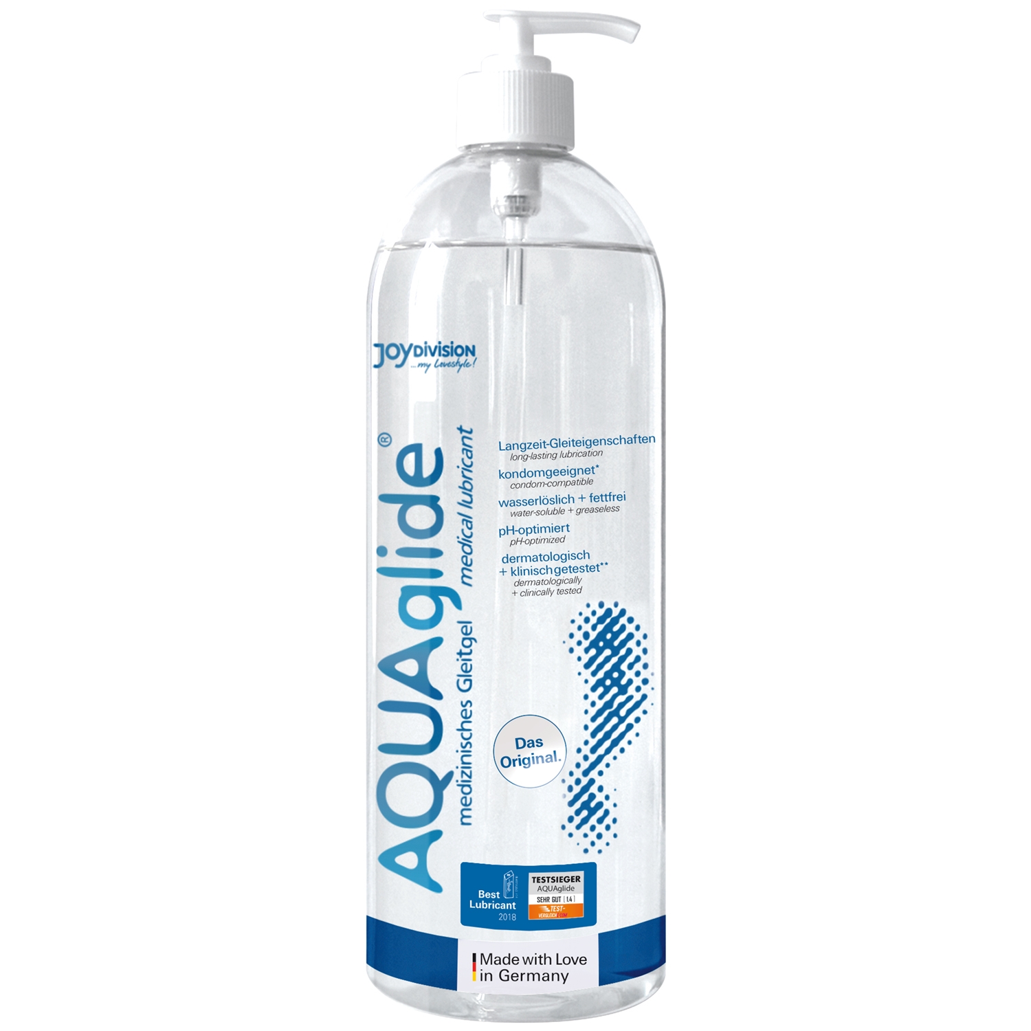 Aquaglide Joydivision Glidecreme 1000 ml - Klar