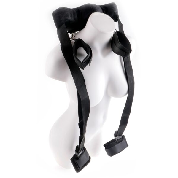 Fetish Fantasy Bondage Sele med Manchetter      - Sort
