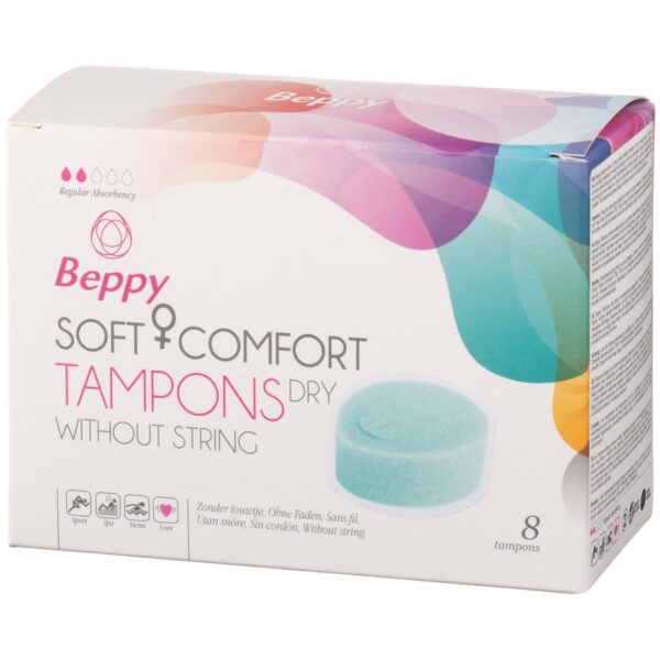 Beppy Soft + Comfort Tampons Dry 8 pcs   - Blå