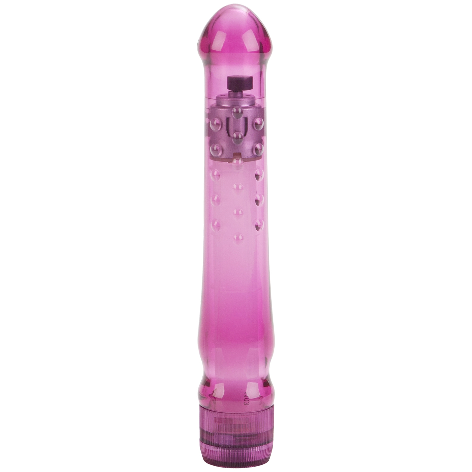 CalExotics Turbo Glider Dildo Vibrator - Rosa