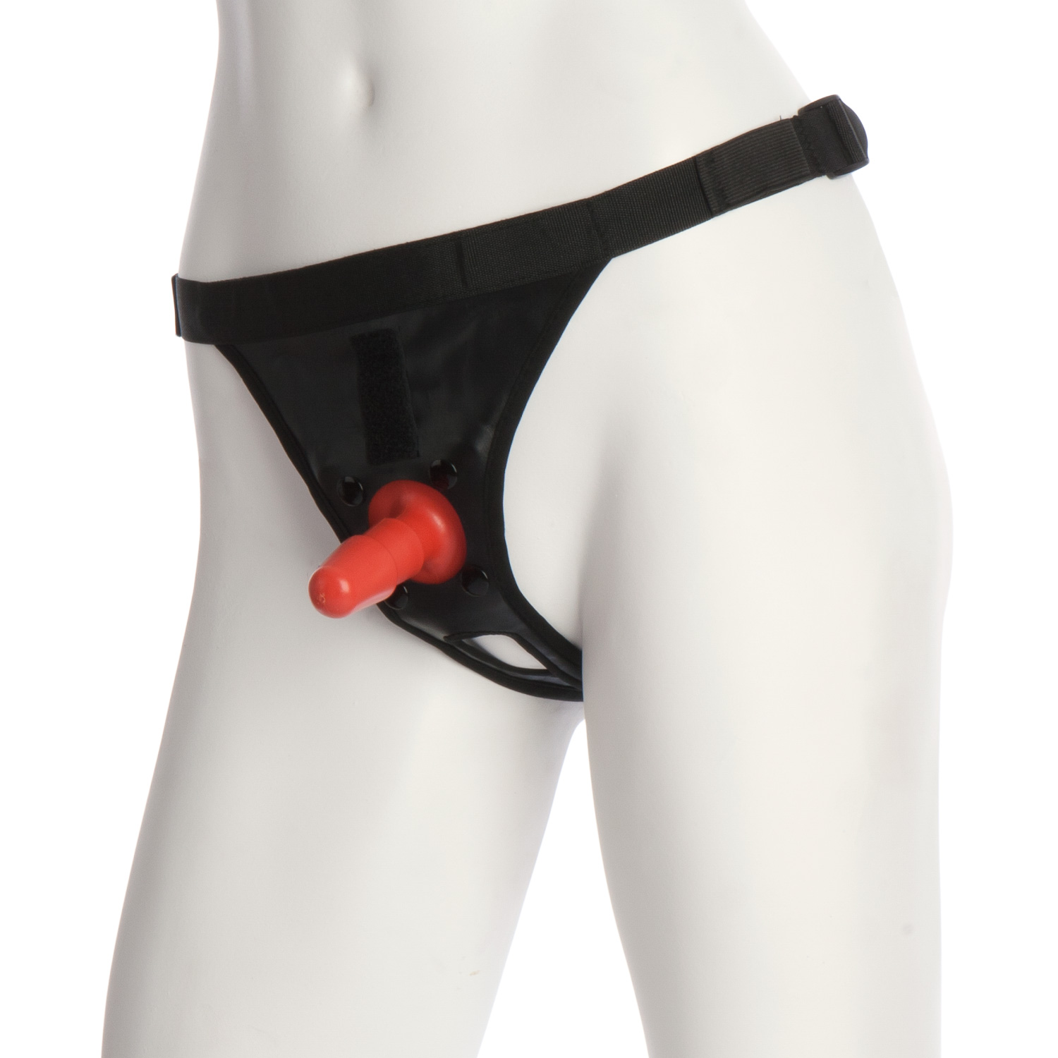 Vac-U-Lock Ultra Harness 2 Med Plug Til Dildo   - Sort