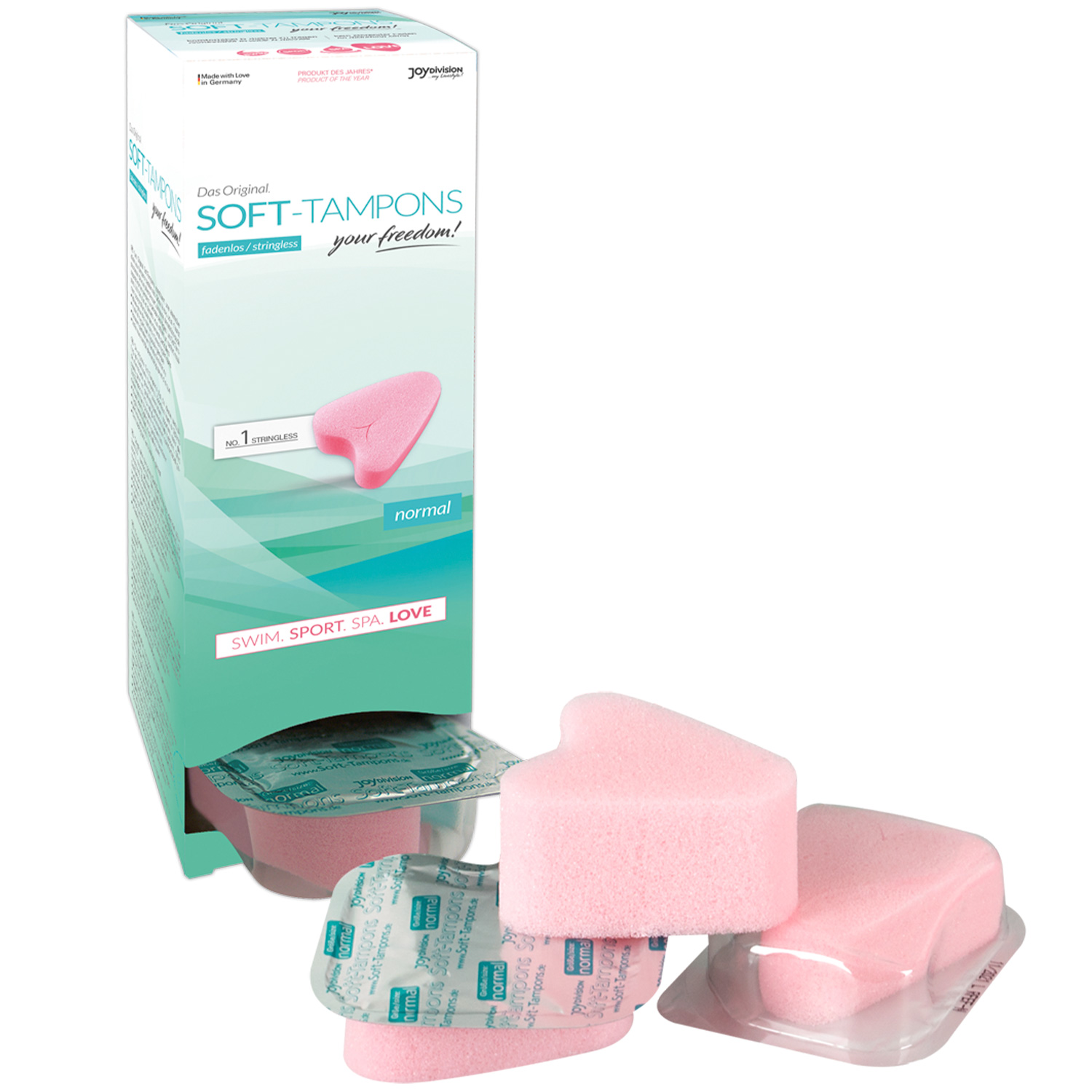 JoyDivision Soft Tamponer 10 stk - Pink