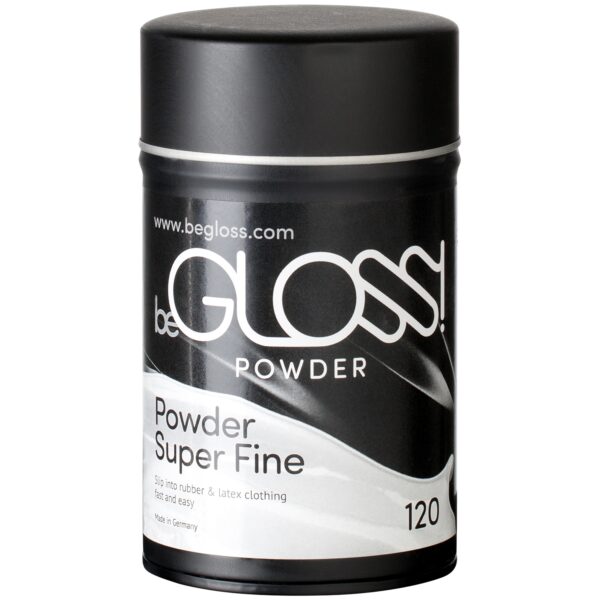 beGLOSS Talkum Pulver 120 g      - Hvid