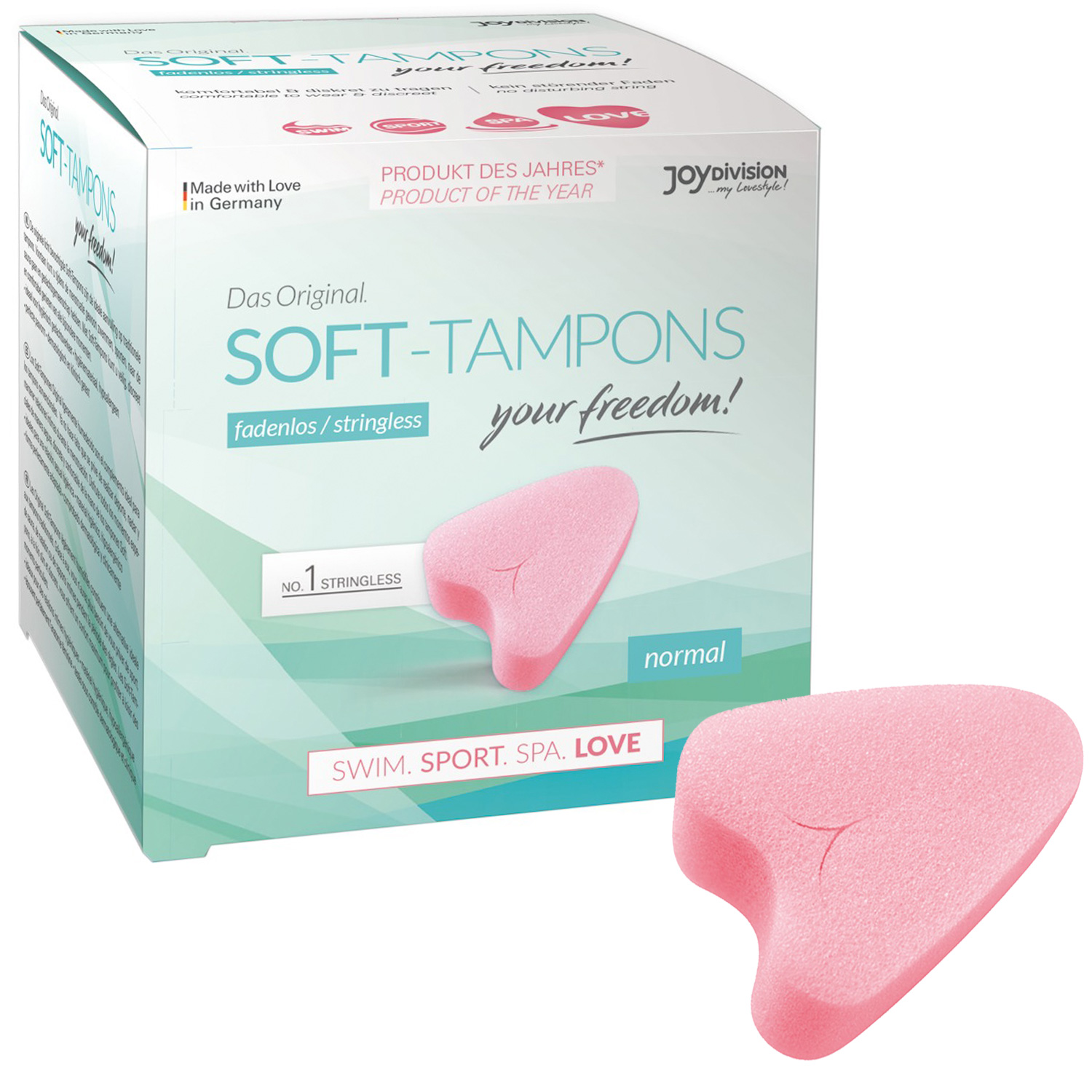 JoyDivision Soft Tamponer 3 stk - Pink