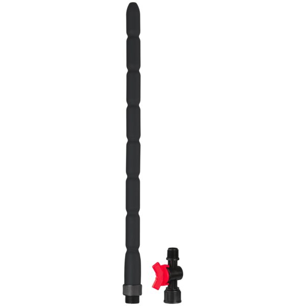 Waterclean Silikone Brusehoved Deep 40 cm     - Sort