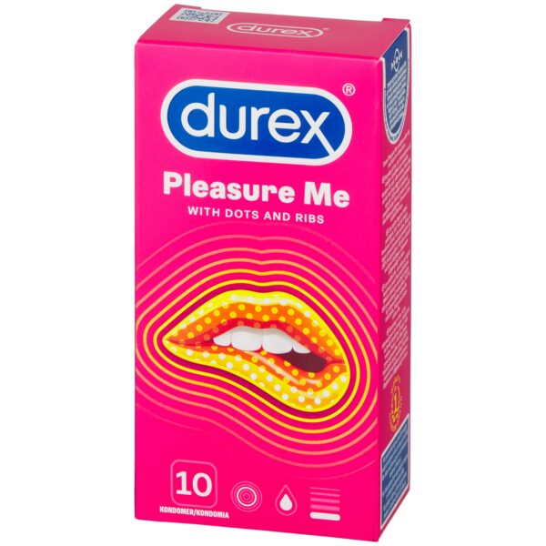 Durex Pleasure Me Kondomer 10 stk     - Klar