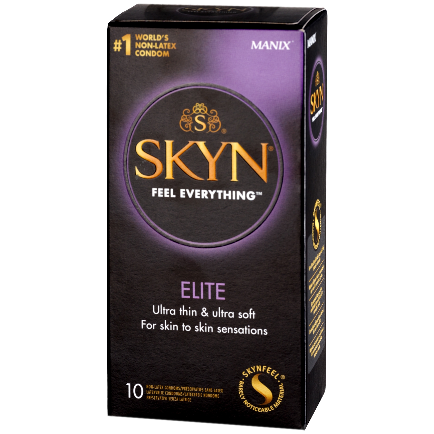 SKYN Elite Latexfri Kondomer 10 stk - Klar
