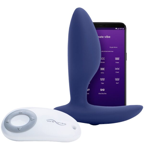 We-Vibe Ditto Vibrerende Anal Plug med Fjernbetjening og App   - Blå