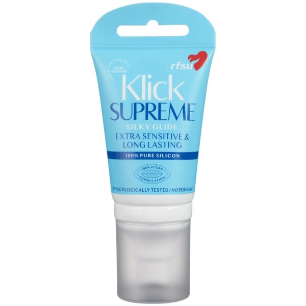 RFSU Klick Supreme Glide Silikone Glidecreme 40 ml   - Klar