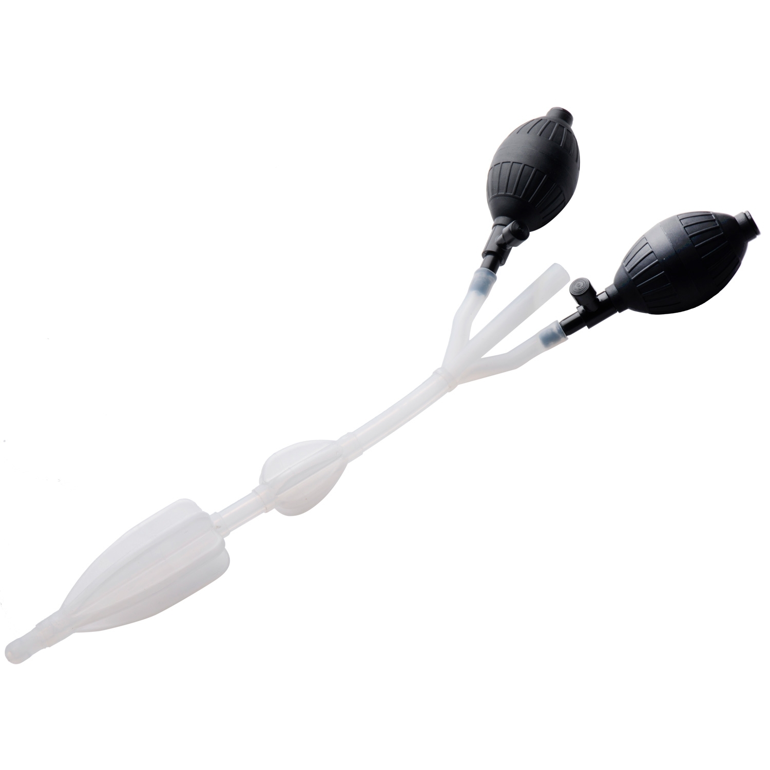 Clean Stream Double Bulb Anal Douche - Sort