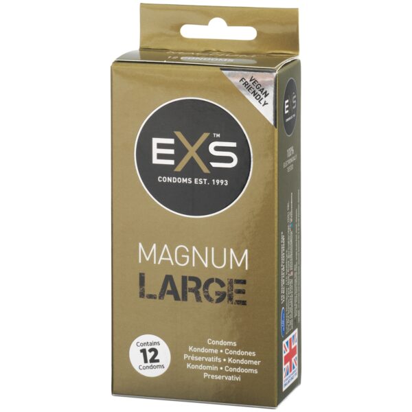 EXS Magnum Large Kondomer 12 stk     - Klar