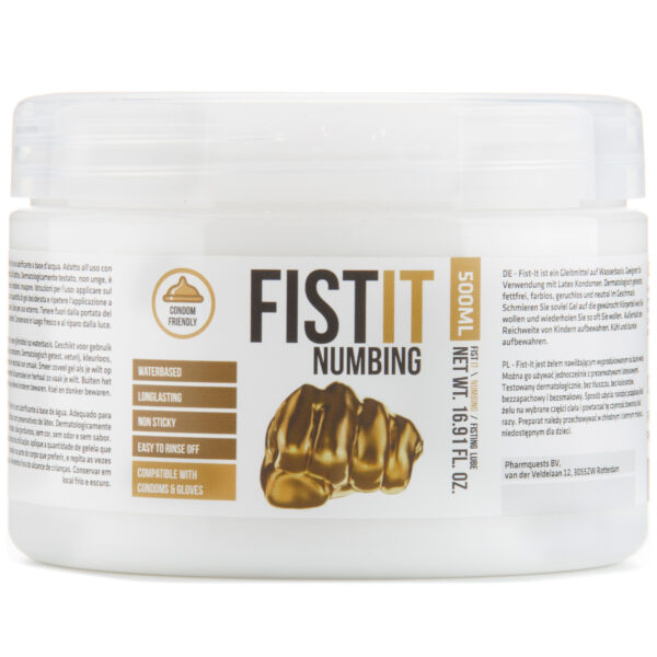 Fist It Numbing Bedøvende Glidecreme 500 ml     - Klar
