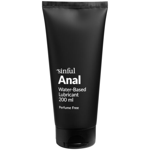 Sinful Anal Vandbaseret Glidecreme 200 ml     - Klar