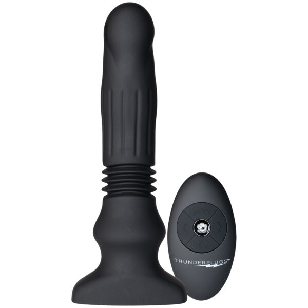 Master Series Thunderplugs Swelling and Thrusting Butt Plug    - Sort