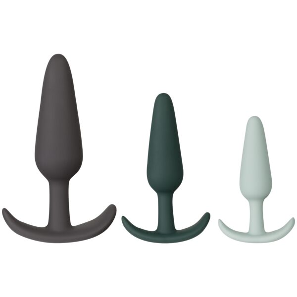 Amaysin Triple Butt Plug Sæt      - Grøn