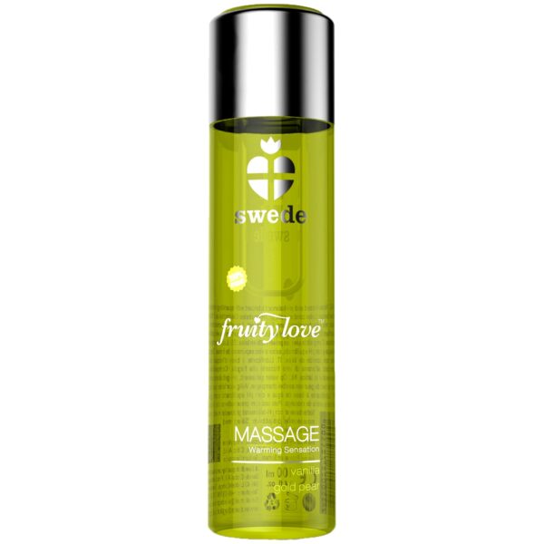 Swede Fruity Love Warming Flavoured Massage Lotion 120 ml   - Klar