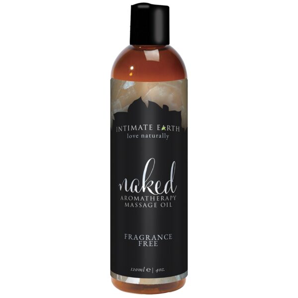 Intimate Earth Naked Massage Olie 120 ml     - Klar
