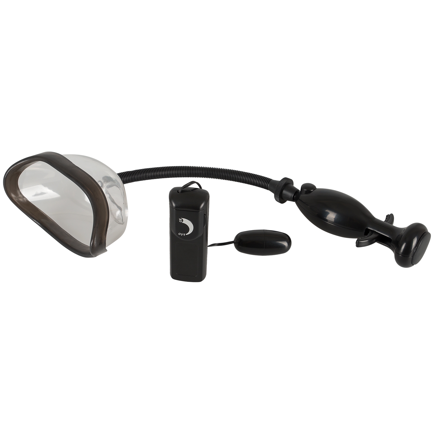 You2Toys Vibrerende Vagina Pumpe med Easy-Grip Håndtag - Black