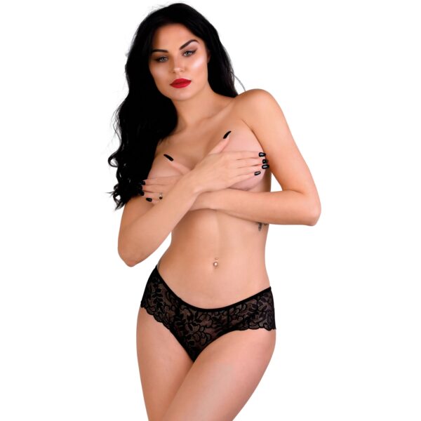 Daring Intimates Ella Cheeky Trusse       - Sort - S/M