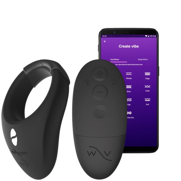 We-Vibe Bond Vibrerende Penisring med Fjernbetjening og App   - Sort
