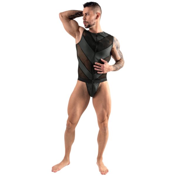 SvenjoymentÆrmeløs Jock Playsuit       - Sort - L