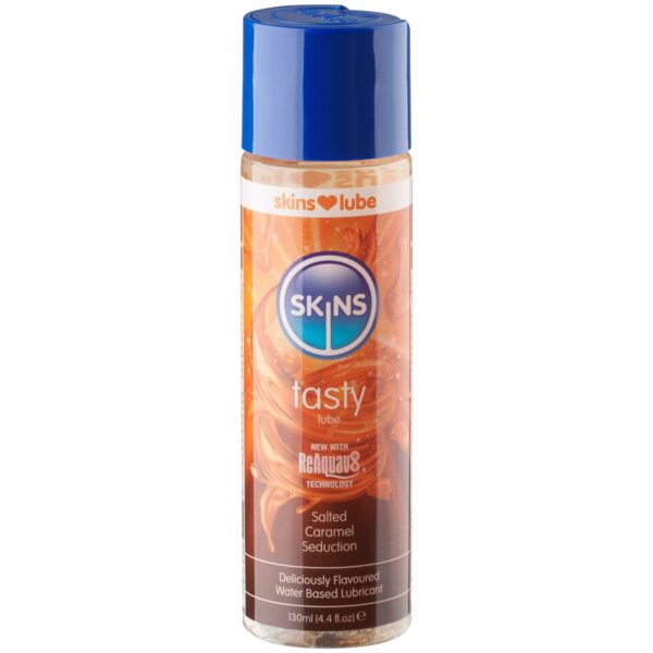 Skins Salted Caramel Seduction Vandbaseret Glidecreme 130 ml   - Klar