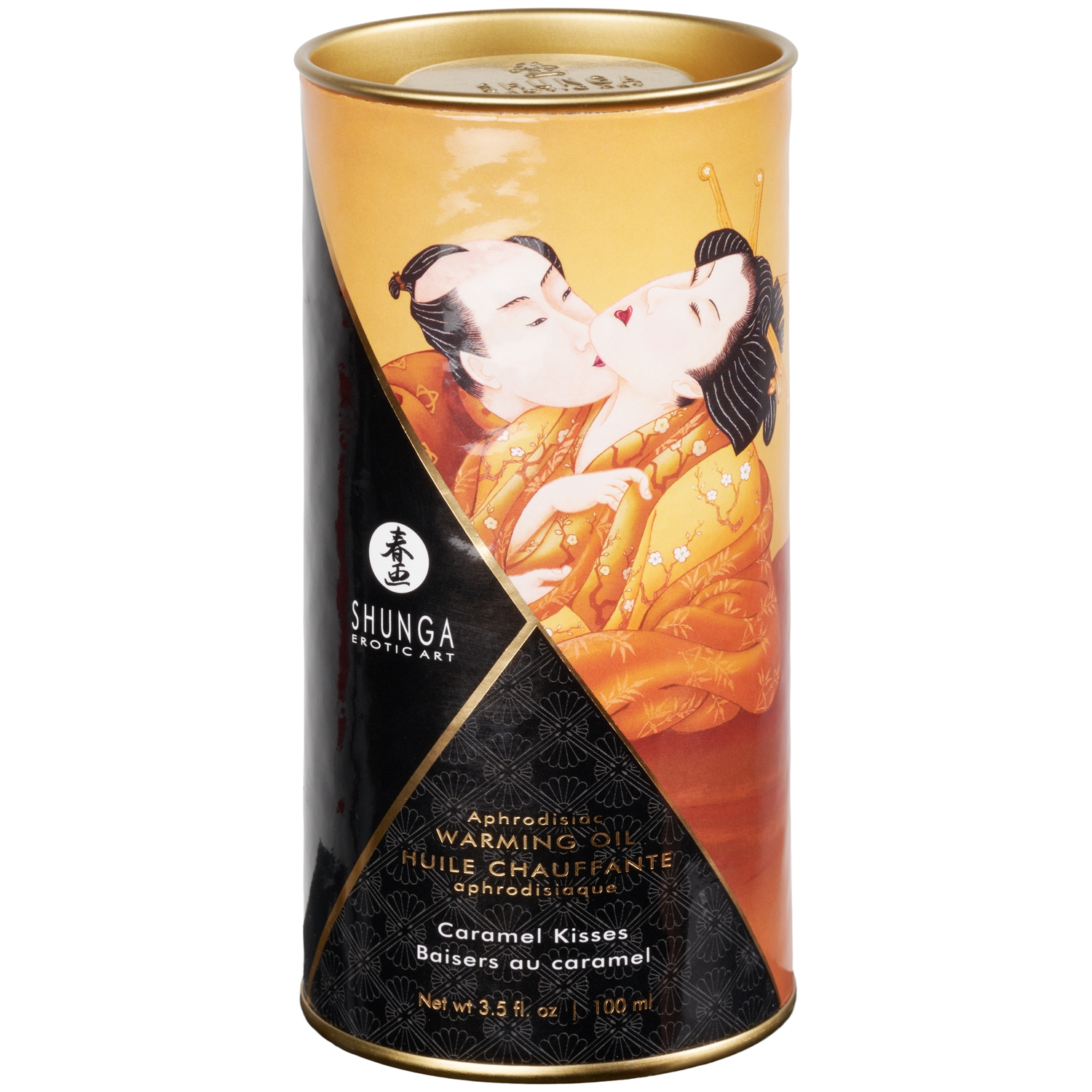 Shunga Aphrodisiac Varmende Olie 100 ml - Brun