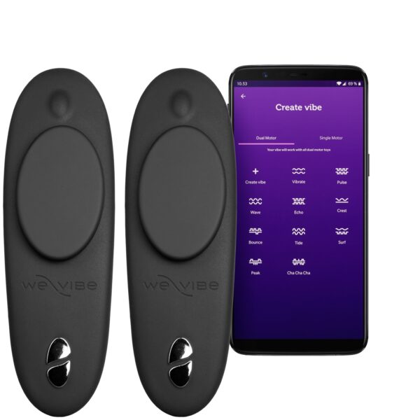 We-Vibe Tease Us Sæt med Moxie Trusse Vibrator   - Sort