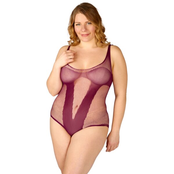NORTIE Forest Acid Bordeaux Body Plus Size    - Bordeaux - Plus size