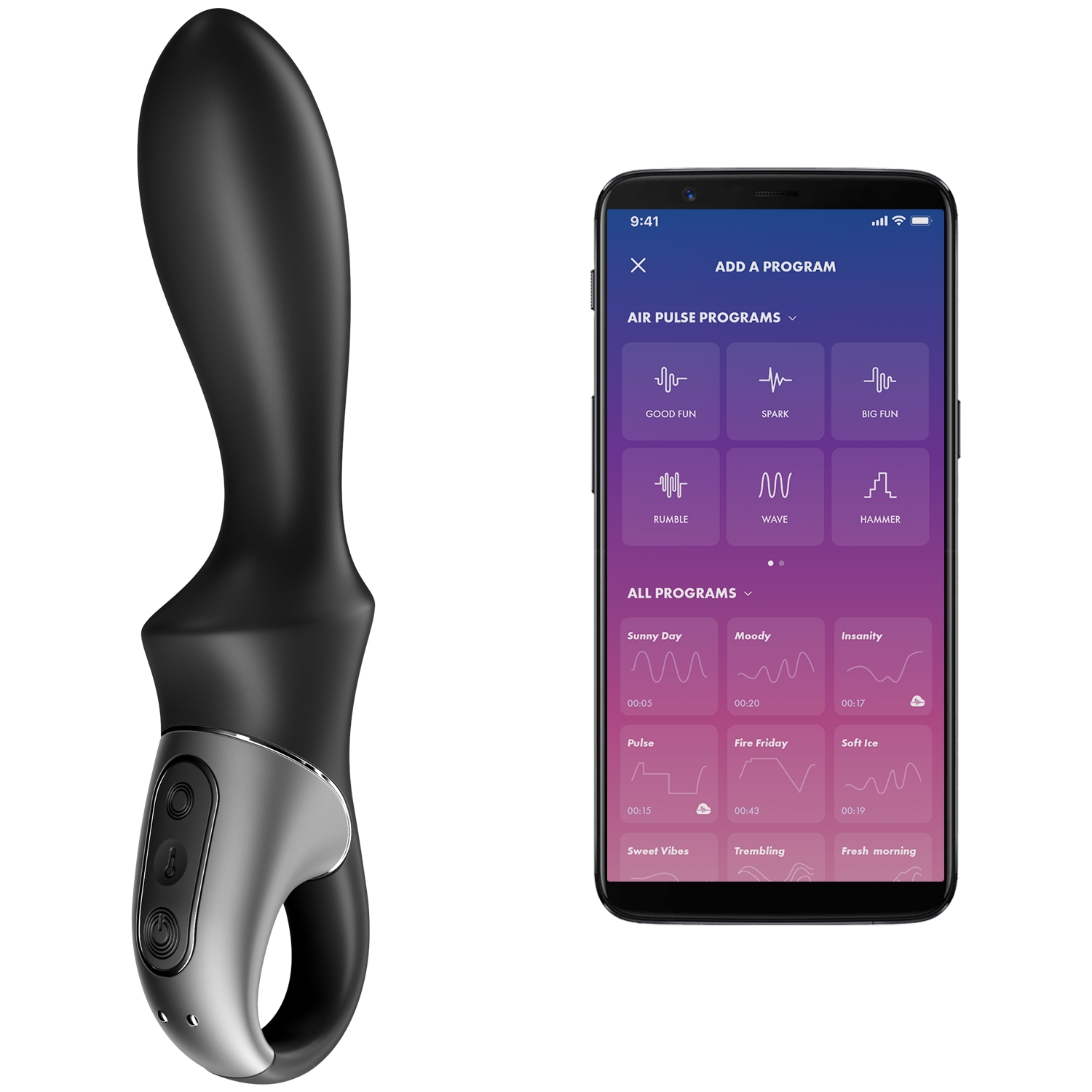 Satisfyer Heat Climax Anal Vibrator - Sort