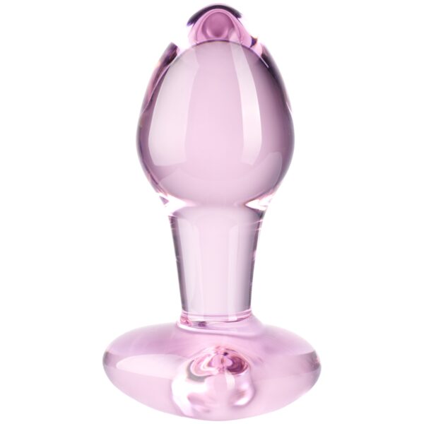 baseks Heart Glas Butt Plug Medium