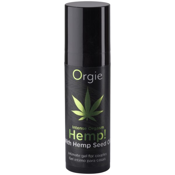 Orgie Hemp! Intense Orgasm Intimgel 15 ml    - Grøn