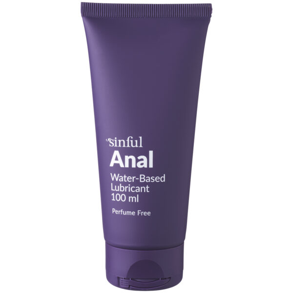 Sinful Anal Vandbaseret Glidecreme 100 ml     - Lilla