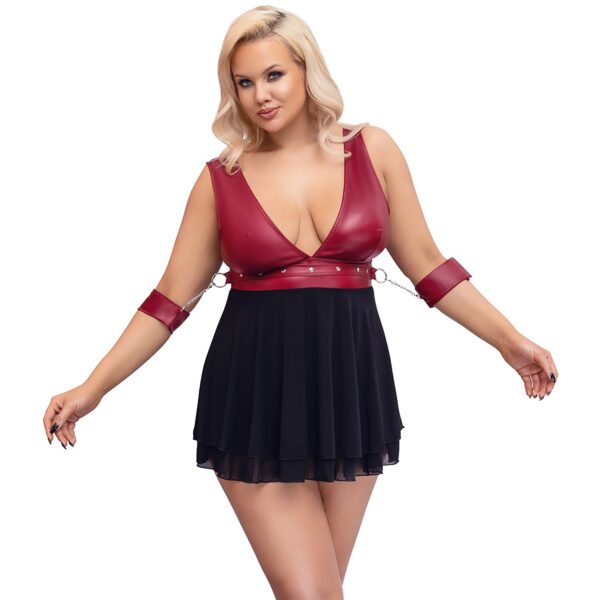Cottelli Bondage Babydoll Plus Size      - Sort - 4XL