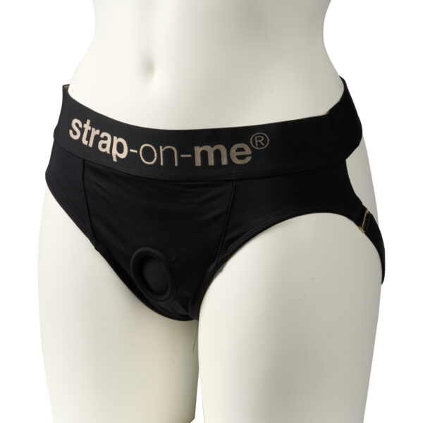 Strap-On-Me Heroine Harness Sort Jockstrap      - Sort - M