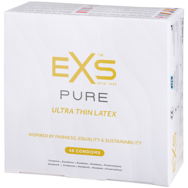 EXS Pure Ultratynde Latexkondomer 48 stk     - Klar