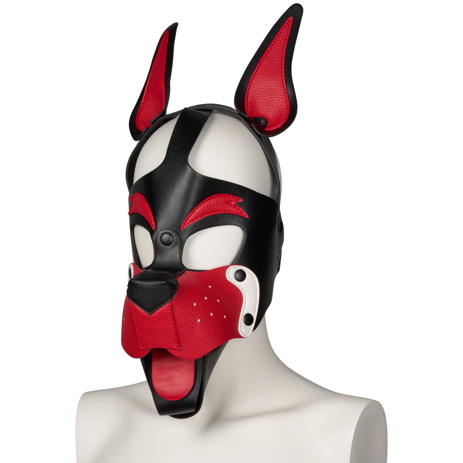665 Playful Pup Hætte - Rød