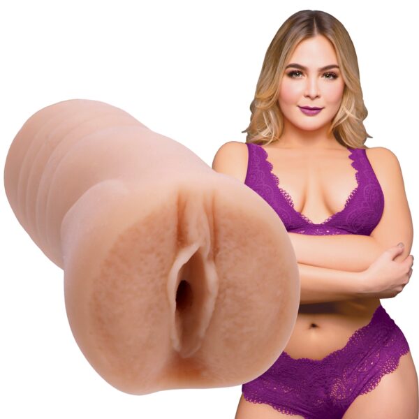 Doc Johnson Signature Strokers Blair Williams ULTRASKYN Pocket Pussy   - Nude
