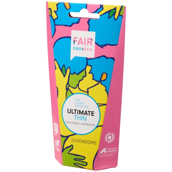 Fair Squared Ultimate Thin Kondomer 10 stk     - Klar