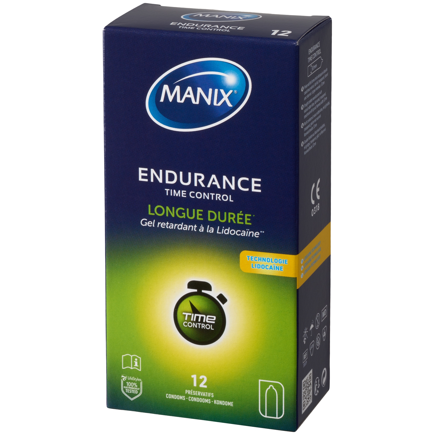 Manix Endurance Kondomer 12 stk - Klar