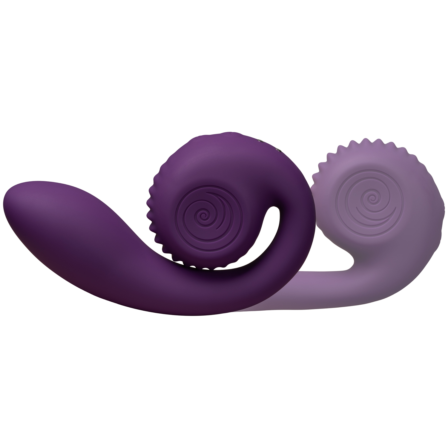 Snail Vibe Gizi Opladelig Dobbelt Vibrator - Lilla