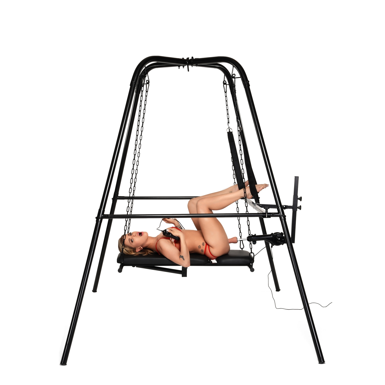 Master Series Throne Deluxe Sexgynge og Sexmaskine - Sort
