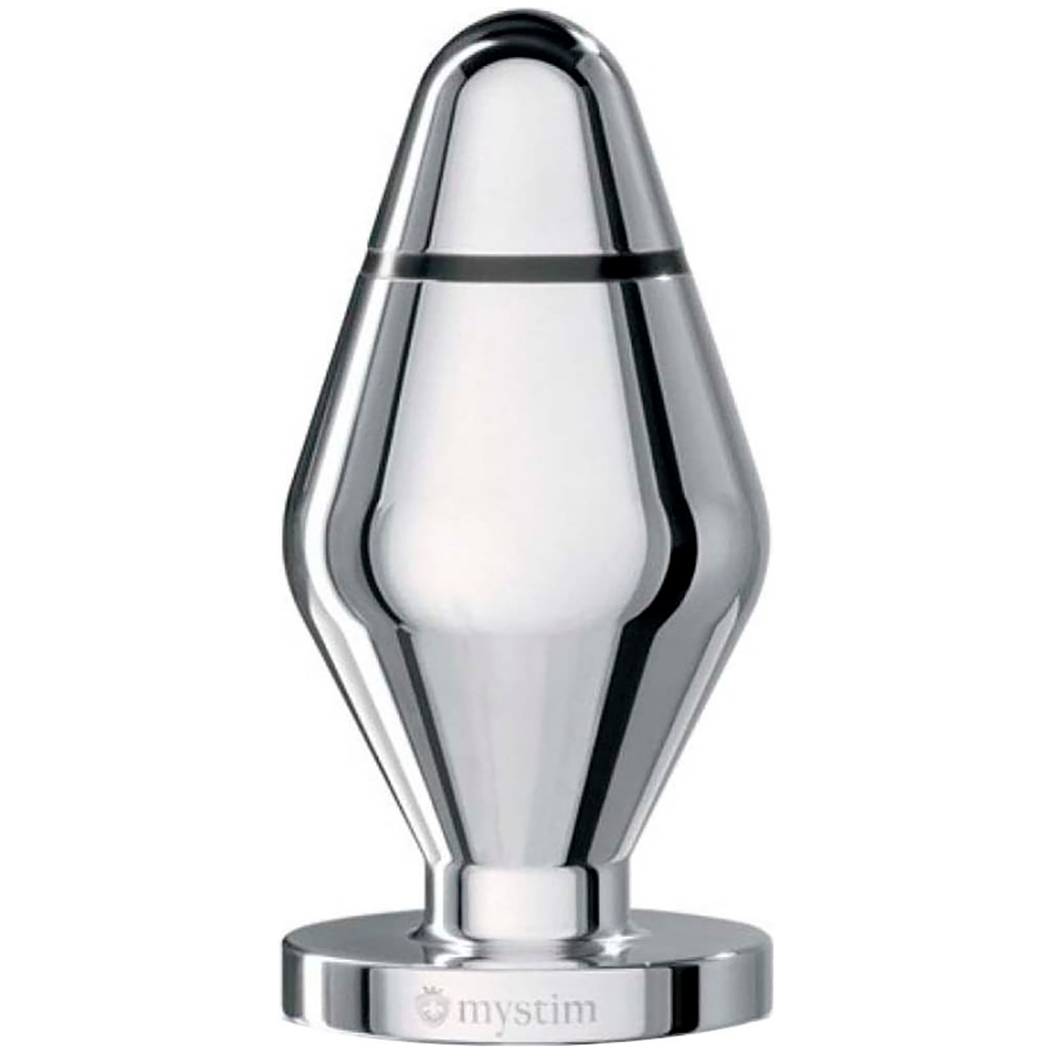 Mystim Little John Elektro Analplug 9 cm - Sølv