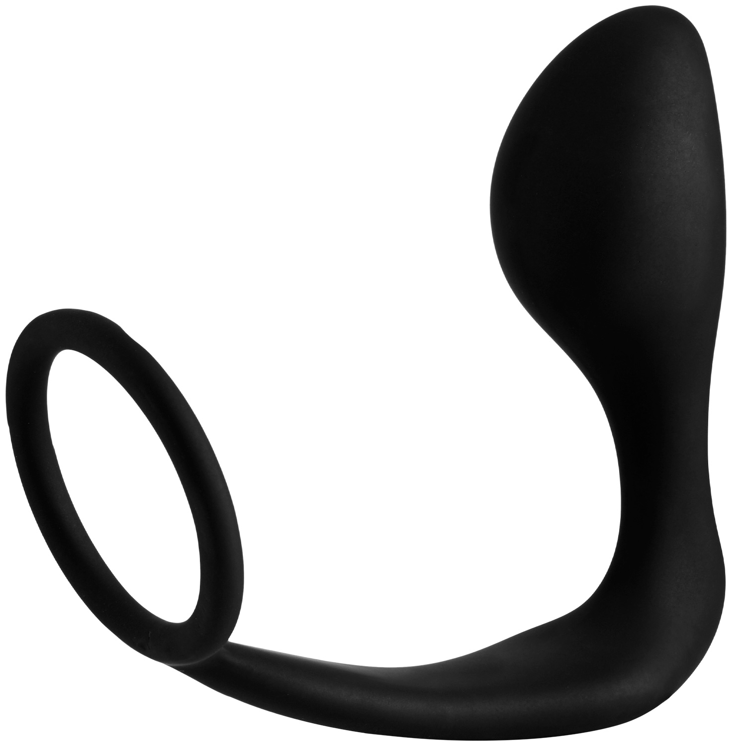 Sinful Penisring med Prostata Stimulator 8,5 cm - Sort