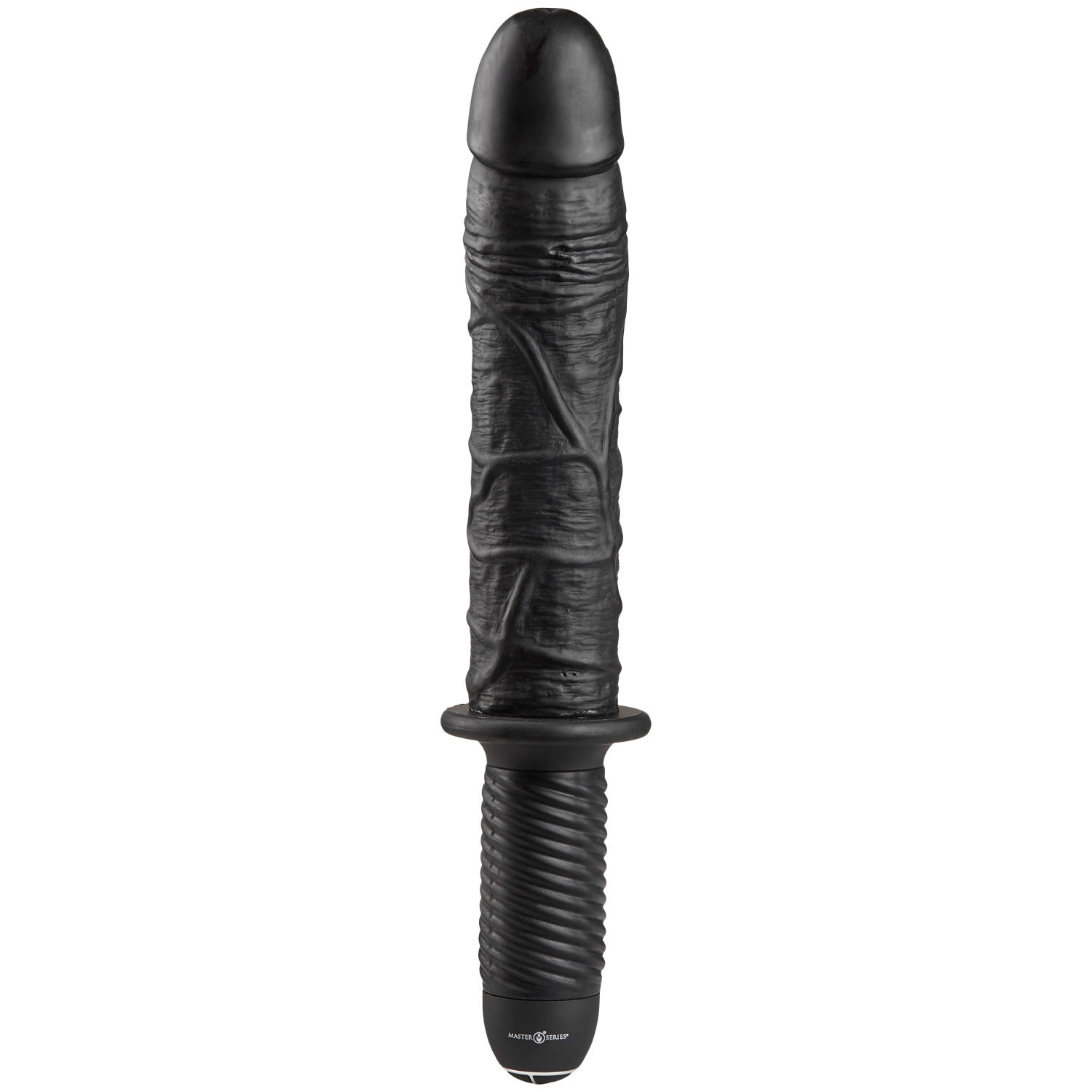 Master Series The Violator XL Dildo Thruster 36,2 cm   - Sort